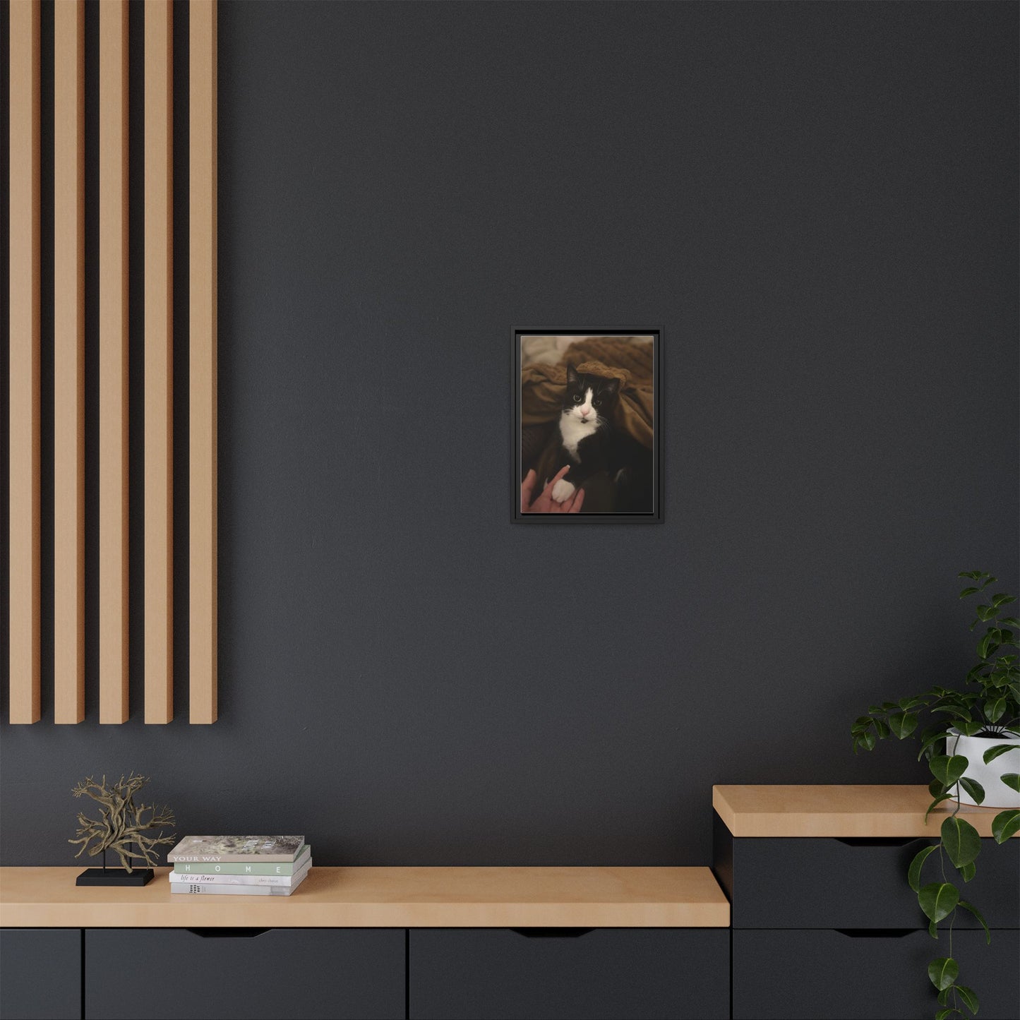 Matte Canvas, Framed (Multi-color)
