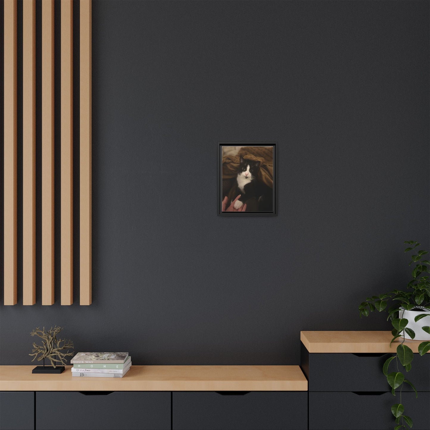 Matte Canvas, Framed (Multi-color)